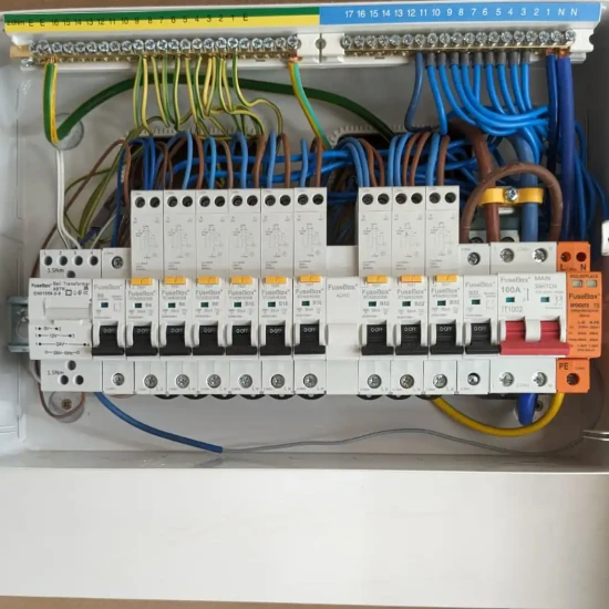 Inside of a consumer unit